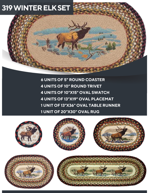 319 Winter Elk Set Cheap