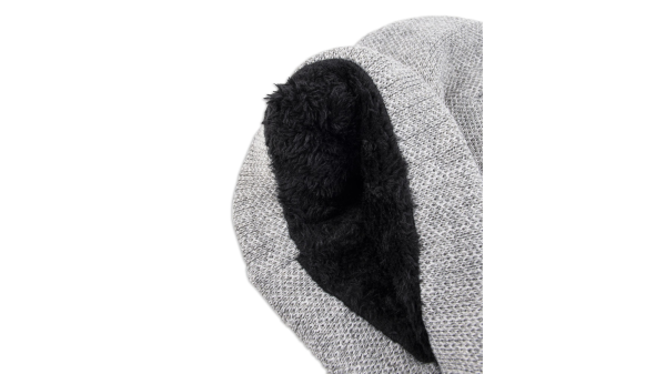Two tone Beanie with Sherpa Lining Hot on Sale - Image 4